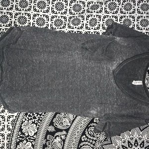 Vneck burnout tshirt